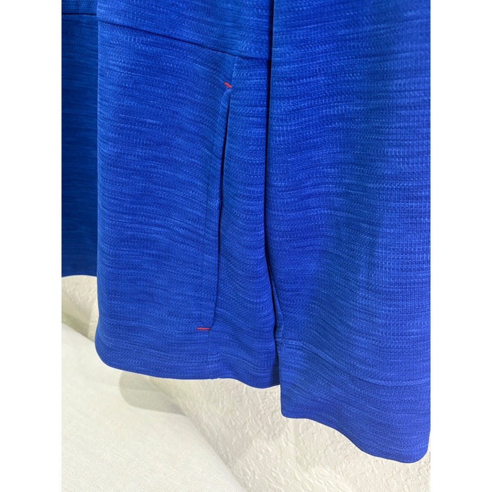 Majestic Chicago Cubs MLB Mens Blue Lightweight Quarter Zip Pullover Large NWT - Picture 6 of 7